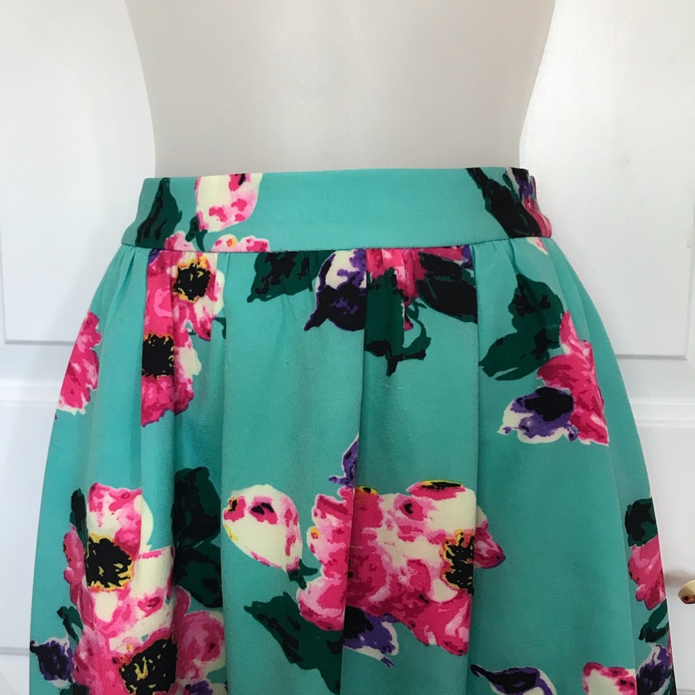 Yellowberry floral skirt